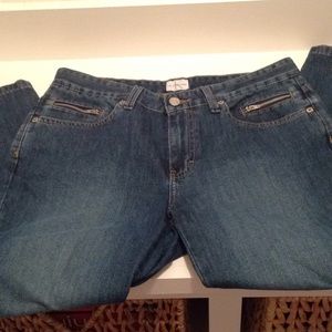Calvin Klein Ankle Zipper Jeans
